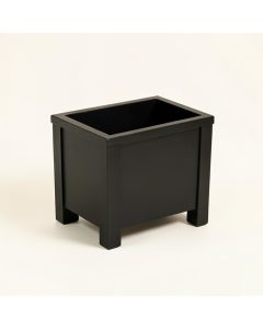 Aspen Crest Empty Raised Planter - Black (synthetic illustration; no displayed measurements)