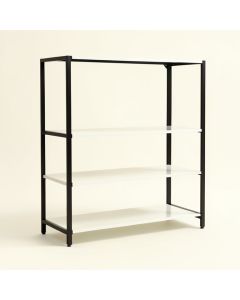 Aggappera 72 '' H X 40.5 '' W Steel Etagere Bookcase (synthetic illustration; no displayed measurements)