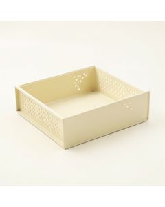 Flint Branch Empty Under-Desk Cable Tray - Cream (synthetic illustration; no displayed measurements)