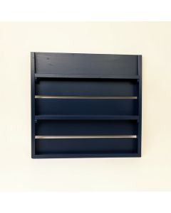 Slate Bluff Empty Wall-Mounted Tool Organizer Panel - Navy (synthetic illustration; no displayed measurements)