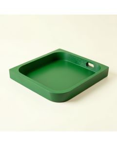 Dune Arc Serving Tray (synthetic illustration; no displayed measurements)