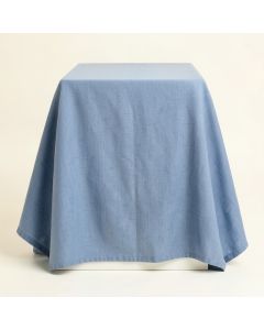 Juniper Brook Flat Bed Sheet - Blue (synthetic illustration; no displayed measurements)