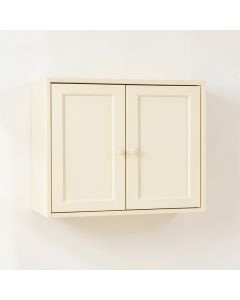 Aspen Bend Wall-Mounted Entry Cabinet - Cream (synthetic illustration; no displayed measurements)