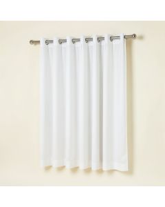 Randwick Solid Semi-Sheer Grommet Single Curtain Panel (synthetic illustration; no displayed measurements)