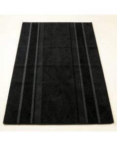 Pine Crest Rectangular Area Rug - Black (synthetic illustration; no displayed measurements)