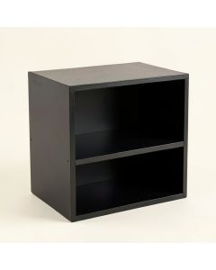 Cliff Arc Low Toy Storage Unit - Black (synthetic illustration; no displayed measurements)