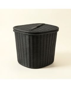 Slate Bridge Laundry Hamper - Black (synthetic illustration; no displayed measurements)