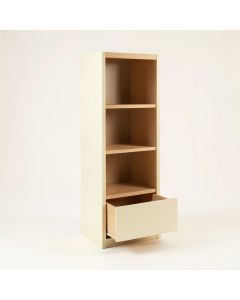 Rowan Dale Narrow Cubby Tower - Cream (synthetic illustration; no displayed measurements)