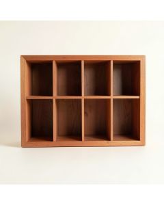 Cliff Branch Empty Mug-Storage Cabinet Insert - Terracotta (synthetic illustration; no displayed measurements)