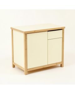 Wren Crest Freestanding Laundry Folding Counter - Cream (synthetic illustration; no displayed measurements)
