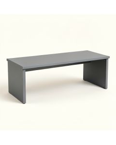 Harbor Bluff Desktop Monitor Riser - Gray (synthetic illustration; no displayed measurements)
