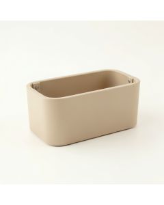 Wren Branch Empty Railing Planter With Integral Brackets - Beige (synthetic illustration; no displayed measurements)