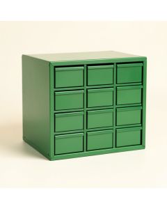 Ridge Edge Small-Parts Storage Drawer Cabinet - Green (synthetic illustration; no displayed measurements)
