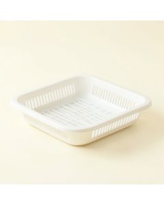 Maple Canyon Empty Under-Desk Cable Tray - White (synthetic illustration; no displayed measurements)