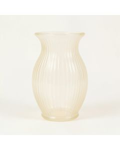 Olive Arc Empty Decorative Vase - Ivory (synthetic illustration; no displayed measurements)