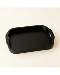 Hazel Crossing Serving Tray - Black (synthetic illustration; no displayed measurements)