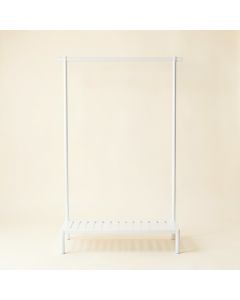 Vale Brook Empty Garment Rack - White (synthetic illustration; no displayed measurements)