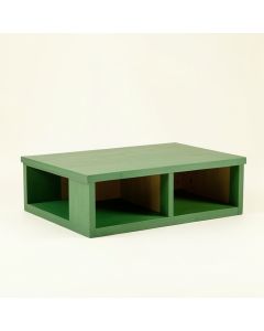 Heath Branch Shoe Storage Bench - Green (synthetic illustration; no displayed measurements)