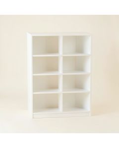 Brook Arc Freestanding Bookcase (synthetic illustration; no displayed measurements)