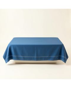 Alder Crossing Flat Bed Sheet - Blue (synthetic illustration; no displayed measurements)