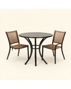 Doyt 3 Piece Patio Bistro Set (synthetic illustration; no displayed measurements)