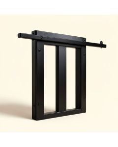 I Shape Heavy Duty Standard Single Track Barn Door Hardware Kit (synthetic illustration; no displayed measurements)