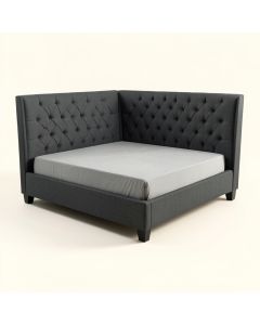Gomes Tufted Upholstered Low Profile Standard Bed (synthetic illustration; no displayed measurements)