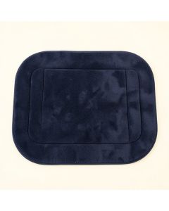 Elm Crest Bath Mat - Navy (synthetic illustration; no displayed measurements)