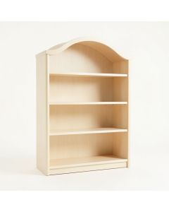 Aspen Bluff Freestanding Bookcase - Ivory (synthetic illustration; no displayed measurements)