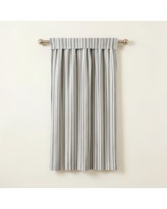 Is-Haq Striped Semi-Sheer Rod Pocket Single Curtain Panel (synthetic illustration; no displayed measurements)