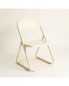 Alder Dale Folding Outdoor Chair - Cream (synthetic illustration; no displayed measurements)