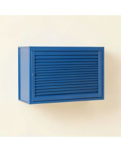 Bay Edge Wall-Mounted Entry Cabinet - Blue (synthetic illustration; no displayed measurements)