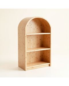 Dawn Falls Freestanding Bookcase - Beige (synthetic illustration; no displayed measurements)
