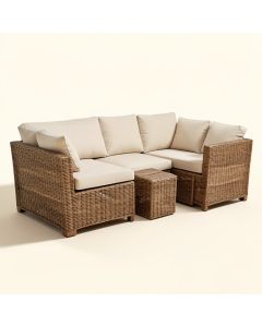 Abasi 4 Piece Rattan Sofa Seating Group (synthetic illustration; no displayed measurements)