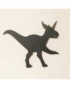 Medrano Dinosaur Portrait - Triceratops Paper Print (synthetic illustration; no displayed measurements)