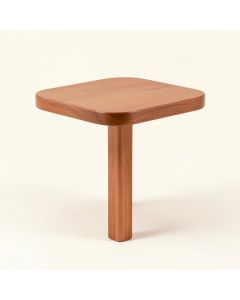 Oak Crest Compact Balcony Table - Terracotta (synthetic illustration; no displayed measurements)