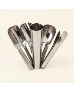 Grose Hammered Shiny Stainless Steel 5 Piece Bathroom Accessory Set (synthetic illustration; no displayed measurements)