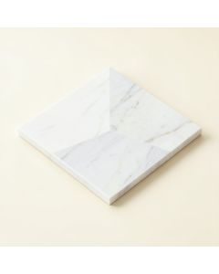 0.422 '' X 0.125 '' Marble Chevron Mosaic Tile (synthetic illustration; no displayed measurements)