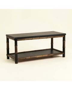Aspen Dale Indoor Bench - Black (synthetic illustration; no displayed measurements)