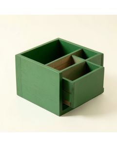 Olive Bluff Empty Coffee-Station Organizer - Green (synthetic illustration; no displayed measurements)
