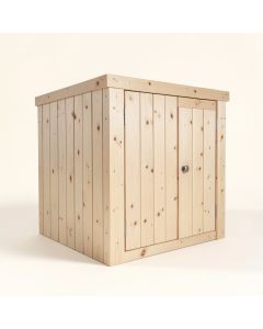 Bertilo 7 Ft. W X 3 Ft. D Solid Wood Horizontal Storage Shed (synthetic illustration; no displayed measurements)
