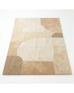 Field Brook Rectangular Area Rug - Beige (synthetic illustration; no displayed measurements)