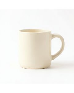 Reed Arc Ceramic Mug - Ivory (synthetic illustration; no displayed measurements)