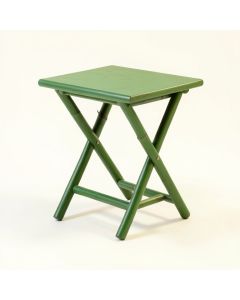 Vale Bridge Compact Balcony Table - Green (synthetic illustration; no displayed measurements)