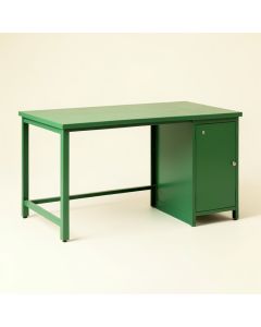 Hazel Brook Empty Workshop Workbench - Green (synthetic illustration; no displayed measurements)