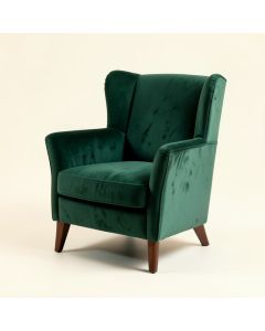 Liptak 24.5 '' Wide Velvet Wingback Chair (synthetic illustration; no displayed measurements)