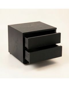 Brook Brook Small-Parts Storage Drawer Cabinet - Black (synthetic illustration; no displayed measurements)