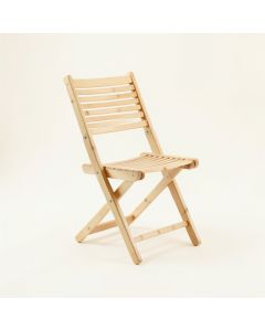Summit Crossing Folding Outdoor Chair - Ivory (synthetic illustration; no displayed measurements)