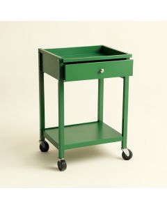 Dune Bluff Empty Rolling Workshop Cart - Green (synthetic illustration; no displayed measurements)