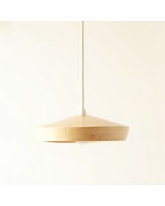 Stone Dale Pendant Light Suspended From One Plain Cable - Ivory (synthetic illustration; no displayed measurements)